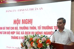 Xã Thuận An: Tập trung sắp xếp thôn, tổ dân phố bảo đảm đồng thuận