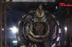 Tháo dỡ robot đào hầm 'Táo bạo' sau khi hoàn thành khoan tuyến Metro Nhổn - ga Hà Nội