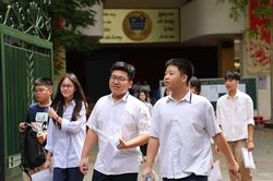 Thí sinh Hà Nội hoàn thành môn Ngữ văn Kỳ thi tuyển sinh lớp 10 công lập