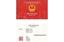 Quy định mới về mẫu và thông tin trên thẻ nhà báo giai đoạn năm 2026-2030