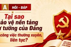 [Hỏi-đáp] Tại sao bảo vệ nền tảng tư tưởng của Đảng là công việc thường xuyên, liên tục?