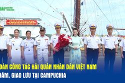 Đoàn công tác Hải quân nhân dân Việt Nam thăm, giao lưu tại Campuchia