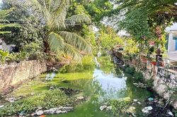 Kênh thoát nước ô nhiễm
