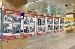 Trưng bày chuyên đề 'Trẻ em thời chiến' tại metro Bến Thành - Suối Tiên