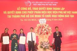 Học viện Phụ nữ Việt Nam chính thức có Phân hiệu tại TPHCM