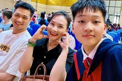 Diễn viên Bảo Thanh xúc động 15 năm làm mẹ, con trai Đàm Vĩnh Hưng lớn bổng