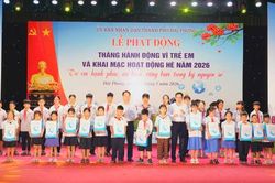 Hải Phòng phát động tháng hành động vì trẻ em