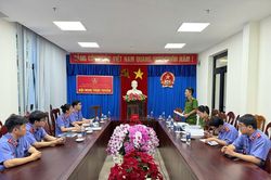 Kiểm tra công tác phòng cháy chữa cháy tại VKSND khu vực 2, TP Đà Nẵng