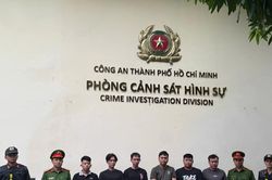 Cảnh sát hình sự Thành phố Hồ Chí Minh truy xét 48 giờ, bắt trọn băng cướp tiệm vàng