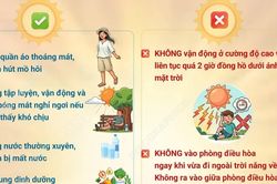 Những điều cần biết để phòng tránh say nắng, say nóng