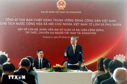 Tổng Bí thư, Chủ tịch nước Tô Lâm gặp cộng đồng người Việt Nam tại Singapore