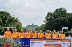 Tăng đoàn 'Bộ hành vì Hòa bình' tới Borobudur trước Đại lễ Vesak 2026
