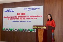 Hải Phòng: Đẩy mạnh thành lập Luật gia cơ sở, đưa pháp luật đến gần người dân