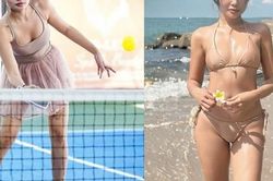 Hot girl Đan Thùy tự tin mặc bikini nhờ pickleball, quyết tâm lấy danh hiệu giải châu Á