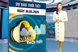 Bản tin thời tiết ngày 30/5: Hội tụ gió suy yếu, miền Bắc tạm hết mưa dông diện rộng