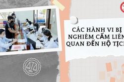 Các hành vi bị nghiêm cấm liên quan đến hộ tịch từ ngày 01/3/2027
