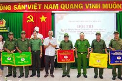 Phường B&igrave;nh Đức trao giải hội thi lực lượng tham gia bảo vệ an ninh, trật tự ở cơ sở giỏi năm 2026