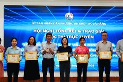 Phường An Khê tuyên truyền pháp luật và trao giải cuộc thi tìm hiểu an ninh mạng