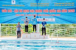 Đồng Nai xếp hạng tư toàn đoàn Giải lặn vô địch các nhóm tuổi quốc gia 2026