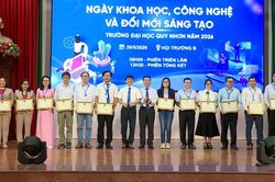 Trường Đại học Quy Nhơn tổ chức 'Ngày Khoa học, công nghệ và đổi mới sáng tạo năm 2026'