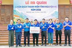 Đoàn UBND tỉnh Gia Lai ra quân Chiến dịch Thanh niên tình nguyện hè 2026