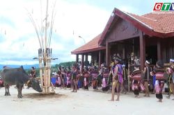 Đặc sắc Lễ 'Mừng chiến thắng' của người Bahnar ở làng Đăk Asêl, xã Sơn Lang