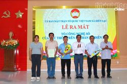 Mặt trận xã Diên Lạc ra mắt các mô hình công nghệ số