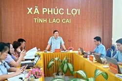Sở Dân tộc và Tôn giáo làm việc với xã Phúc Lợi về công tác dân tộc, tôn giáo và triển khai Chương trình mục tiêu quốc gia
