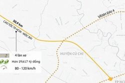 Cao tốc TP.HCM - Mộc Bài gần 20.000 tỷ đồng: Chốt tiến độ khởi công tháng 7/2026