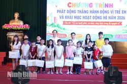 Phát động Tháng hành động vì trẻ em và Khai mạc hoạt động hè năm 2026