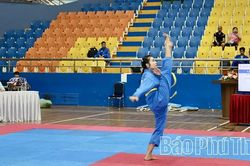 Gần 100 vận động viên tham gia Giải vô địch Vovinam các câu lạc bộ tỉnh Phú Thọ