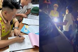 Tuyên Quang: Cảnh sát giao thông xử lý lái xe 'giả vở ngủ' trên quốc lộ 2