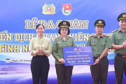Tuổi trẻ CAND ra quân Chiến dịch tình nguyện hè 2026 tại Cà Mau