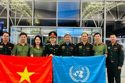Thêm một sĩ quan Công an lên đường gìn giữ hòa bình tại 'điểm nóng' Abyei