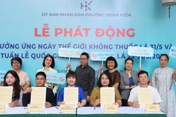 Phường Hoàn Kiếm hướng tới xây dựng môi trường không khói thuốc