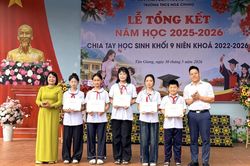 Trường THCS Hòa Chung tổng kết năm học 2025 - 2026