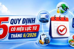 5 quy định nổi bật có hiệu lực từ tháng 6/2026