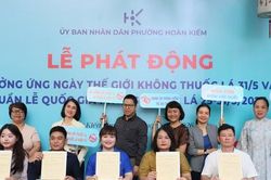 Phường Hoàn Kiếm nỗ lực xây dựng cộng đồng an toàn, không khói thuốc