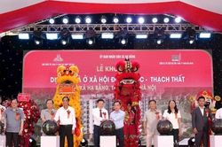 Khởi công dự án nhà ở xã hội Đồng Trúc - Thạch Thất tại xã Hạ Bằng