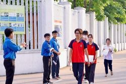 861 thí sinh xã Thiên Lộc bước vào ngày thi đầu tiên kỳ thi tuyển sinh lớp 10