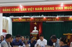 Xã Hồng Vân bắt đầu giải phóng mặt bằng dự án trục không gian Quốc lộ 1A
