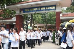 Xã Đan Phượng: Ngày đầu thi vào lớp 10 an toàn, nghiêm túc