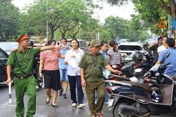 Công an xã Gia Lâm đảm bảo an ninh, an toàn cho kỳ thi vào lớp 10