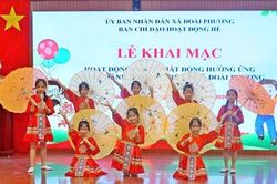 Xã Đoài Phương khai mạc hoạt động hè và phát động Tháng hành động vì trẻ em