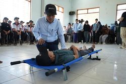 Gần 600 người tham gia tập huấn, diễn tập ứng phó thiên tai tại Gia Lai