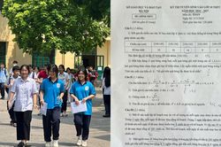 Đề Toán vào lớp 10 Hà Nội: Vừa sức nhưng câu hình học cuối thử thách thí sinh