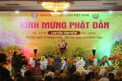 Lễ Phật đản 2026 tại Hà Nội lan tỏa thông điệp từ bi, trí tuệ, hòa bình và đoàn kết
