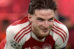 Phản ứng gây chú ý của Declan Rice