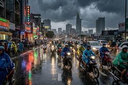 Thời tiết hôm nay 31.5: TP. Hồ Chí Minh và các tỉnh Nam Bộ mưa to đến rất to