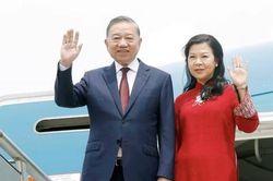 Tổng Bí thư, Chủ tịch nước Tô Lâm và Phu nhân bắt đầu thăm Philippines